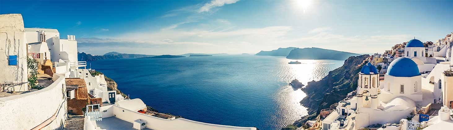 Santorin Flug