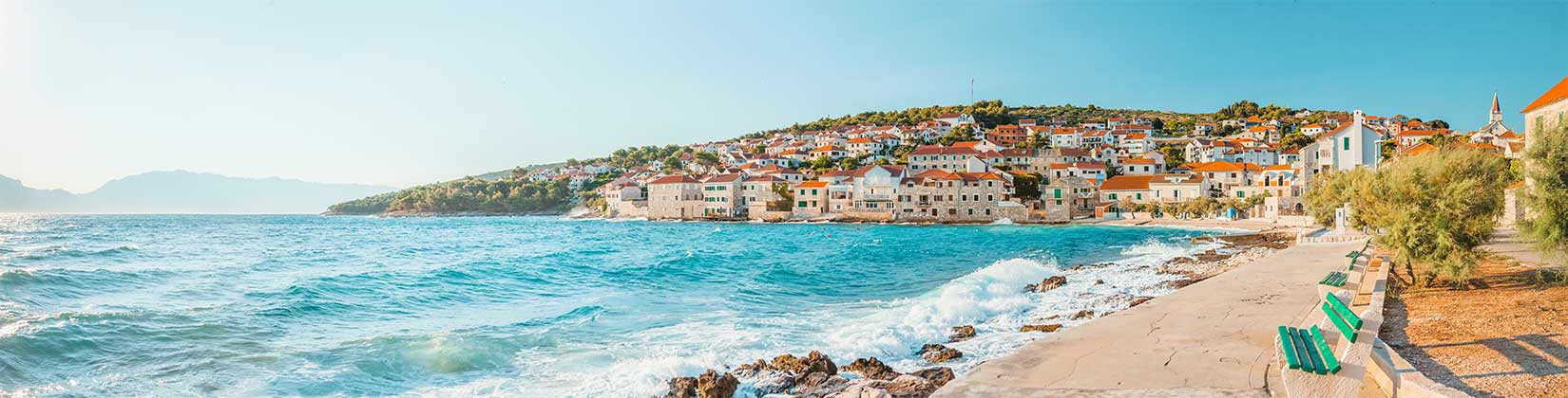 Insel Brac Flug