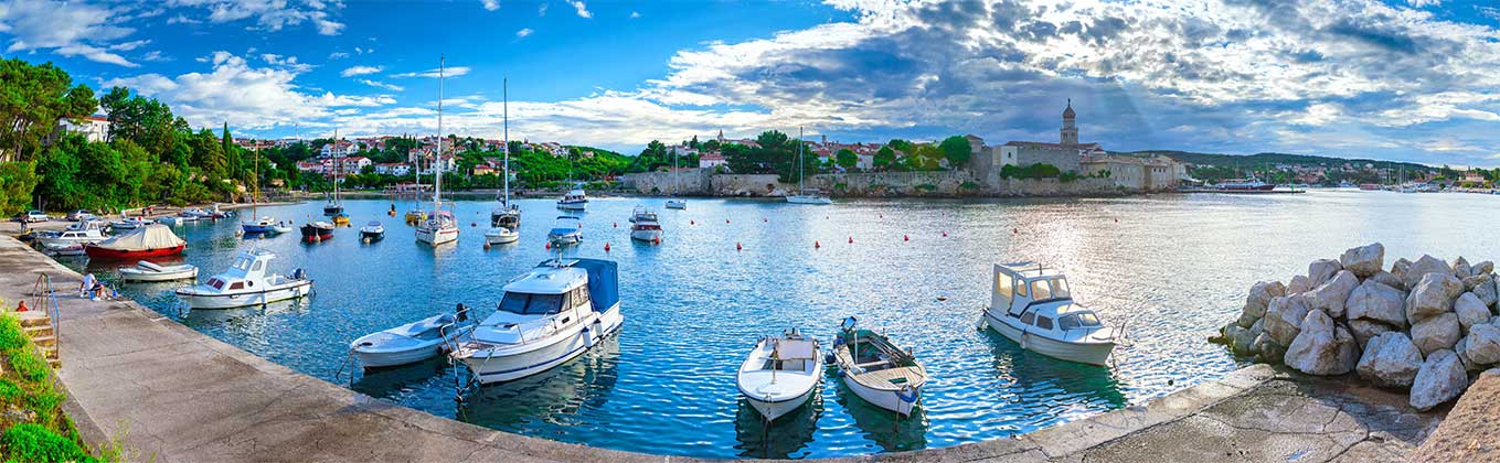 Insel Krk Flug
